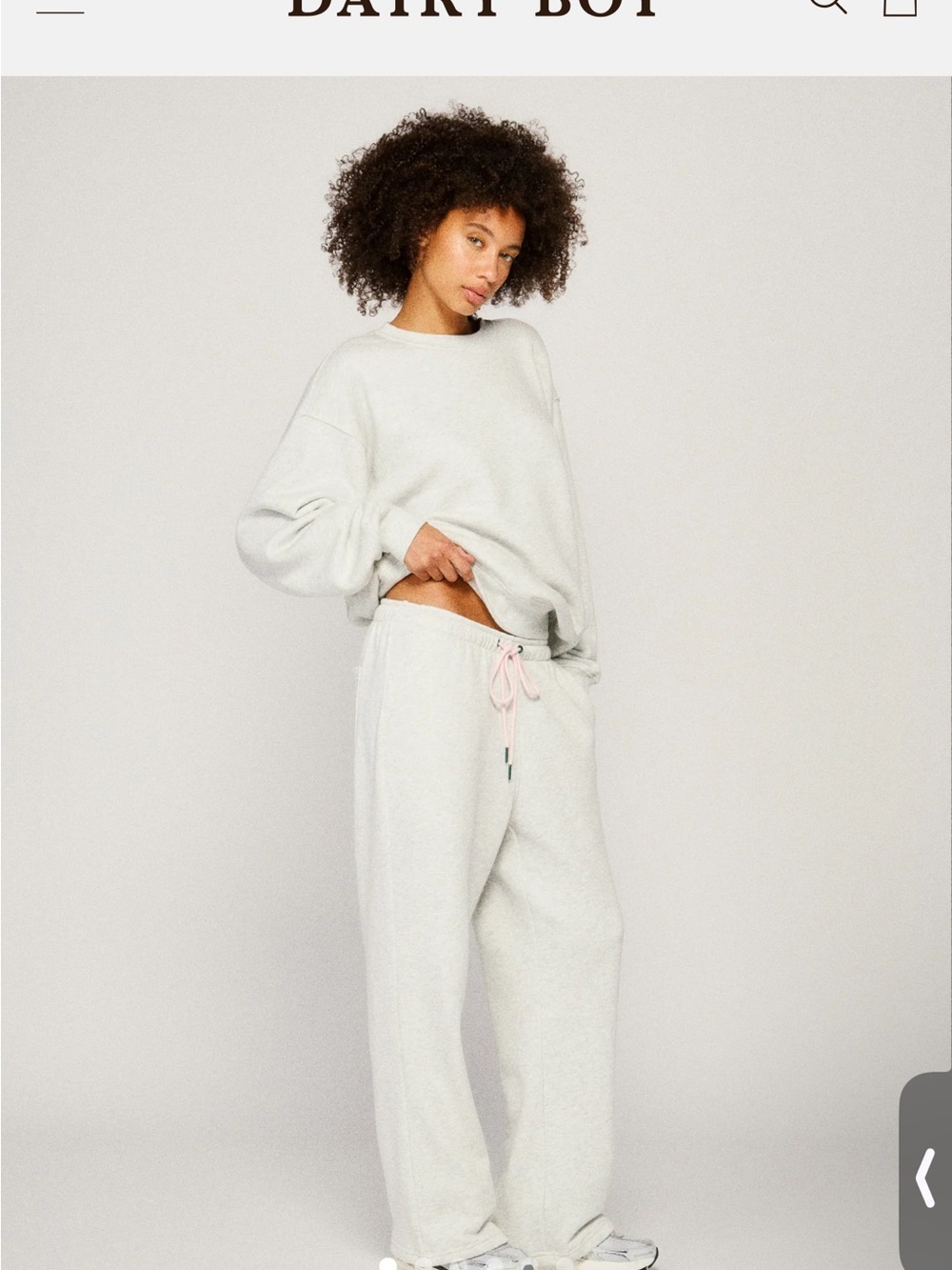 Dairy Boy Milk Bottle Sweatpants